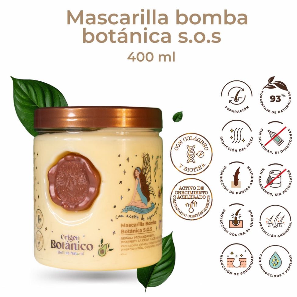 Mascarilla Bomba Botánica SOS