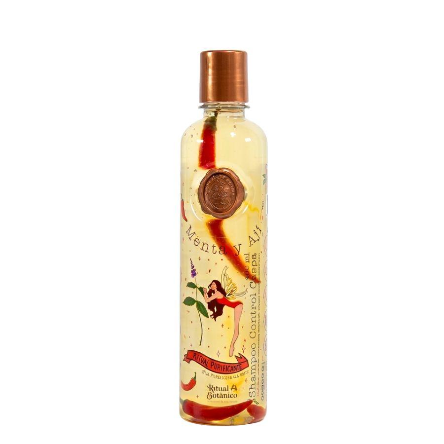 tarro conShampoo Control  Caspa 400ml aji de Ritual Botanico