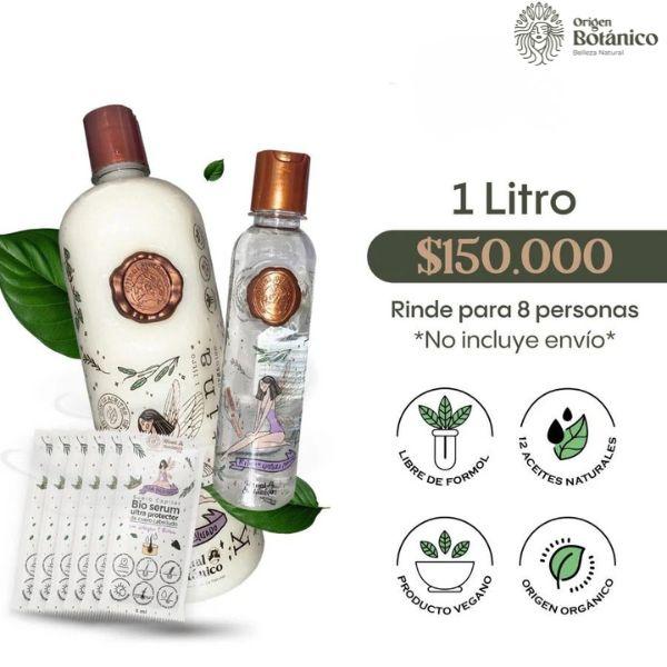 Keratina Ritual Botánico 1000ml - Alisado orgánico vegano sin formol - Producto original en botella